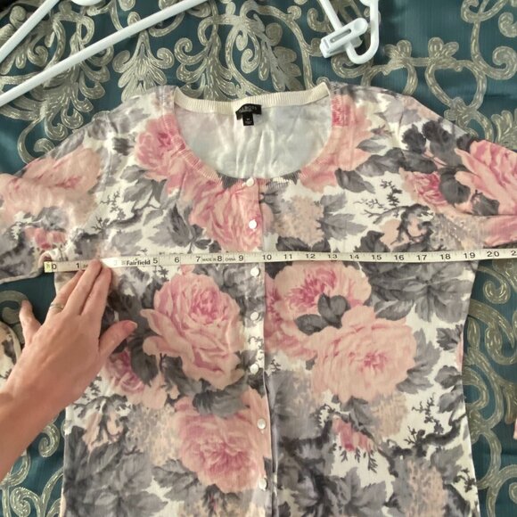 Talbots Floral Cardigan - Picture 5 of 7